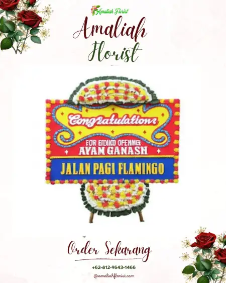 Sewa Papan Bunga Pegundan